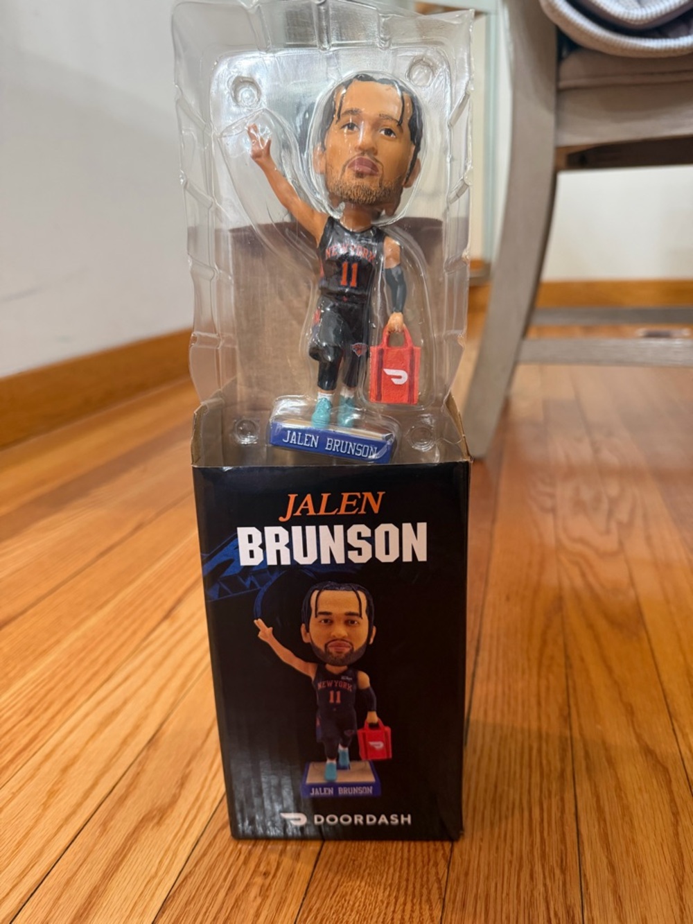 Jalen Brunson New York Knicks DoorDash 2026 Bobble Head Brand New In Box